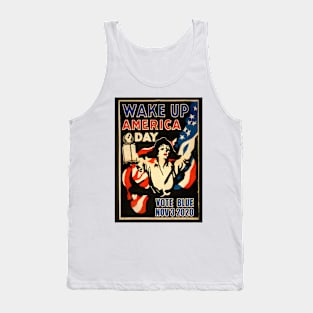 Wake Up America Day Vote Blue November 3 2020 Tank Top